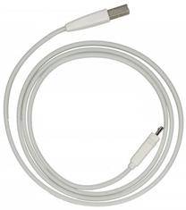 Vads TB USB 2.0 A male, Micro USB B male, 1 m, balta krās.