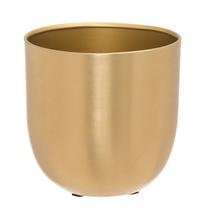 Puķu pods 4Living Goldie 029742, metāls, Ø 13 cm, zelta krās.