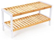 Batų dėžė Songmics, balta, 70 cm x 25 cm x 33 cm