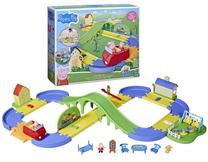 Automobilių trasa Hasbro Peppa Pig All Around Peppas Town F4822, įvairių spalvų