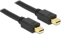 Laidas Delock Displayport-mini / Displayport-mini Mini DisplayPort, Mini display port male, 1 m, juoda sp.