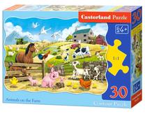 Dėlionė Castorland 30 el. Animals On The Farm 03815, 23 cm x 32 cm, 30 vnt., įvairių spalvų