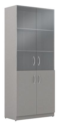 Biuro spinta Skyland Simple SR-5W.2, pilka sp., 181.5 cm x 37.5 cm x 77 cm