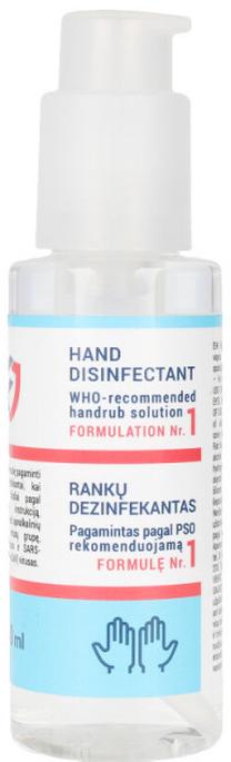 Roku dezinfekcijas līdzeklis Hand Desinfectant Handrub Solution, 100 ml