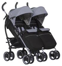 Sportinis vežimėlis easyGo Duo Comfort, pilka sp.