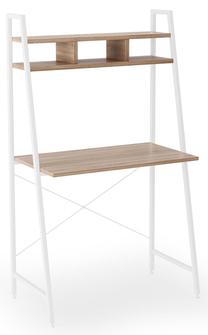 Konsoles galds Narvik B2, ozola krās./balts krās., 84 cm x 46 cm x 142 cm