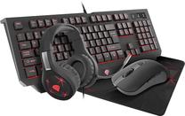 Vadu tastatūras un peles komplekts Natec Genesis Genesis Cobalt 300, EN, melna krās.