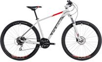 Velosipēds kalnu Cube Aim Race, 27.5 ", 16" rāmis, balta krās./sarkana krās.