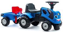 Paspiriamas traktorius Falk Landini Ride-On Tractor With Trailer, mėlyna sp.