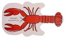Kosmētiskais spogulis Makeup Revolution London Friends Lobster, sarkana krās.