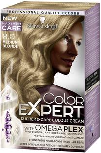 Matu krāsa Schwarzkopf Color Expert, medium blonde krās., Medium Blonde 8.0, 50 ml