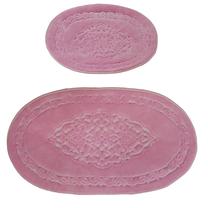 Комплект ковриков для ванны Foutastic COTTONKT000074, розовый цв., 100 см x 60 см