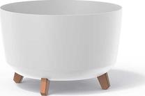 Gėlių vazonas Prosperplast Gracia Standard DGRL400-S449, plastikinis, Ø 40 cm, balta sp.