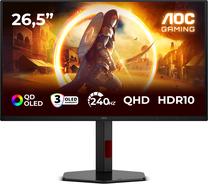 Monitors AOC Q27G4ZDR, QD-OLED, 240 Hz, QHD, 26.5"