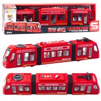 Игрушечный поезд Lean Toys Metro Train 22971, 1:16, красный цв.