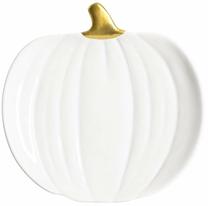 Serviravimo lėkštė Homla Pumpkie 230759, 24 cm x 21 cm x 3 cm, kreminė sp., dolomitas
