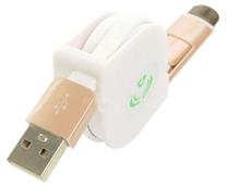 Laidas Accura, Micro USB/USB/Apple Lightning, balta