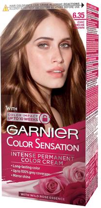 Kраска для волос Garnier Color Sensation, chic orche brown цв., 6.35, 60 мл
