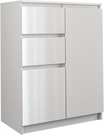 Komoda 2D2S, balta sp., 97 cm x 40 cm x 70 cm