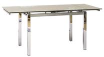 Stalas išskleidžiamas GD-017, šviesiai ruda sp., 110 - 170 cm x 74 cm x 75 cm