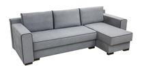 Kampinė sofa Idzczak Meble Colin M06809, pilka sp., 254 x 140 cm x 71 cm