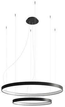 Valgusti rippuv Thoro Lighting Rio 2 55/78 TH.212, LED, 4000 °K, 1 x 80 W, must v. / must v.