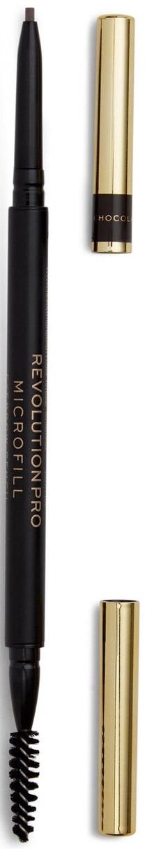 Uzacu zīmulis Makeup Revolution London Pro Microfill, 0.1 g, brūna krās. chocolate