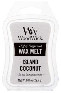 Воск, ароматическая WoodWick Wax Melt Island Coconut, 10 час, 22.7 г, белый цв.