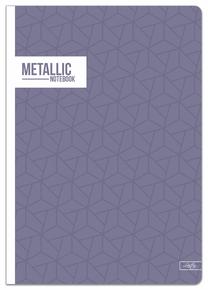 Sąsiuvinis Lastva Metallic, linijomis, A5, 24 lapų, (spalva/dizainas parenkami atsitiktine tvarka)