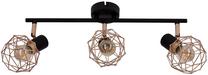 Lampa griesti Candellux Lighting Acrobat, E14, 3 x 40 W, vara krās. / melna krās., 11 x 11 cm