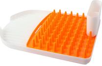 Indų džiovykla Vialli Design, 44.5 cm x 32 cm x 13 cm, plastikas, balta sp./oranžinė sp.