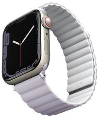 Siksniņa Uniq, Revix Apple Watch Series 4/5/6/7/8/SE/SE2/Ultra 42/44/45mm, balts krās./gaiši rozā krās.