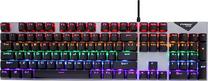 Vadu spēļu tastatūra Forev 5904238702437 Blue, Angļu (US), melna krās./pelēka krās.