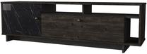 TV galds Kalune Design Artem, melna krās., 140 cm x 34.8 cm x 47.4 cm