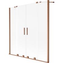 Vannas siena Mexen Velar Duo, 140 cm x 150 cm, brushed copper krās./matēta faktūra