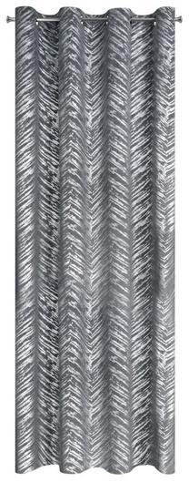 Nakts aizkari ZKPD-08, tērauda krās./sudraba krās., 140 cm x 250 cm