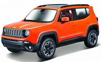 Игрушечный внедорожник Maisto Jeep Renegade, oранжевый цв.