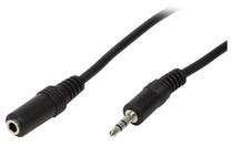 Vads Logilink 3.5 mm / 3.5mm 3.5 mm female, 3.5 mm male, 10 m, melna krās.