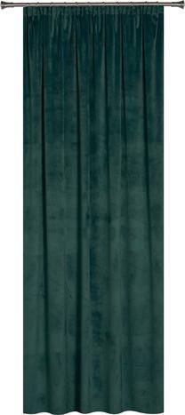 Nakts aizkari Domoletti, tumši zaļa krās., 140 cm x 260 cm