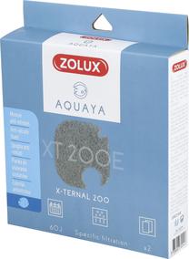 Piederumi filtram Zolux Aquaya Anti-Nitrate Foam X-Ternal 200, pelēka krās.