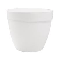 Puķu pods Plasticotto Touch 25-110, plastmasa, Ø 25 cm, balta krās.