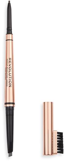 Uzacu zīmulis Makeup Revolution London Balayage Brow, 0.38 g, tumši brūna krās. dark brown