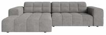 Kampinė sofa Cosmopolitan Design Chicago Eden 18, šviesiai pilka sp., kairinė, 167 x 234 cm x 78 cm