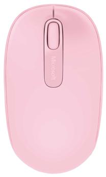 Belaidė kompiuterinė pelė Microsoft 1850, šviesiai rožinė sp.