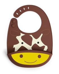 Lācīte zīdainim Skip Hop Zoo Giraffe, brūna krās., silikons, 6+ mēn.