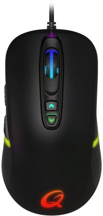 Laidinė žaidimų pelė Qpad DX30, juoda sp.
