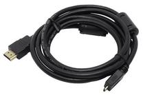 Vads Sven HDMI A male, Micro HDMI male, 1 m, melna krās.