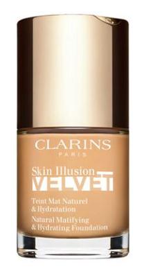 Skystas makiažo pagrindas Clarins Skin Illusion Velvet, smėlio sp., 105.5w, 30 ml