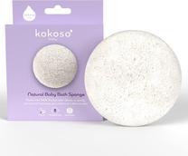Vonios kempinė Kokoso Baby Natural Konjac, balta sp.