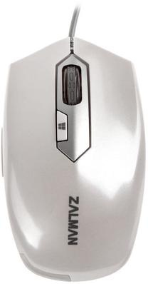 Kompiuterio laidinė pelė Zalman ZM-M130C, balta sp.